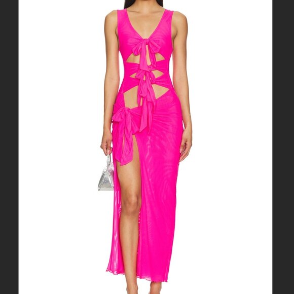 Superdown | Nelly Sheer Maxi Dress - Picture 1 of 3